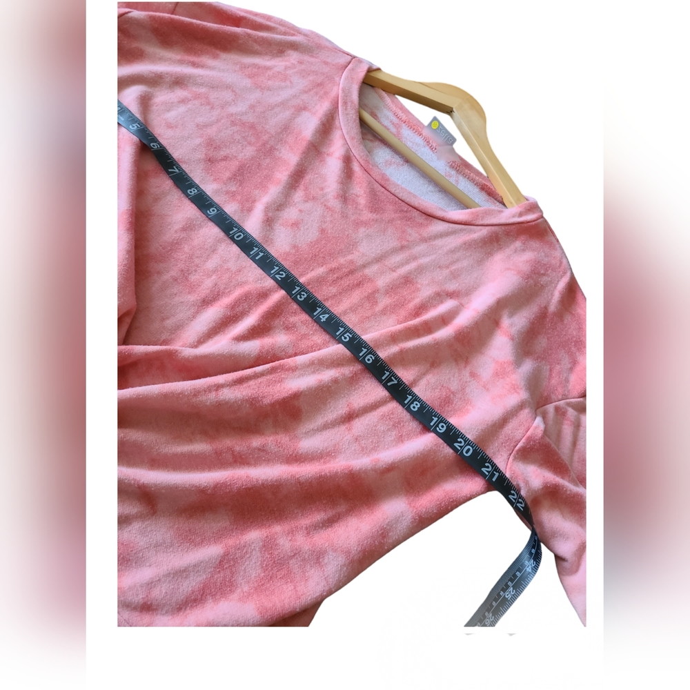 ZELLA| PEACH TIE-DYE SWEATSHIRT - Picture 16 of 17